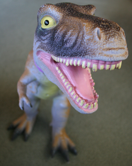 rubber t rex toy