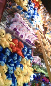 prize wall santa cruz boardwalk arcade